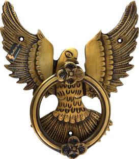 HanDecor Open Winged Eagle Brass Door Knocker