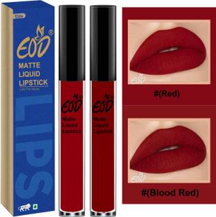 EOD Soft Matte Kiss Proof Vegan Made in India Liquid Lipstick Long Wearing Set of 2 Lip Gloss Set no 26