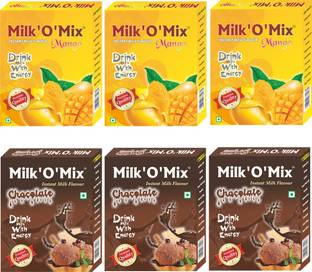 Milk'O'Mix Chocolate and Mango Flavored Milk Powder