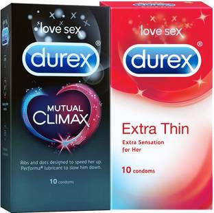 DUREX Mutual Climax, Extra Thin (20 Pieces) Condom