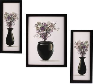 Indianara FLORAL WITHOUT GLASS Digital Reprint 13 inch x 10 inch Painting