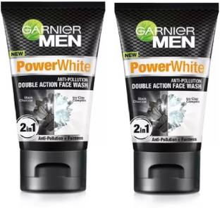Garnier Men Men Power White Anti-Pollution Double Action  2 in 1 (Combo) 100gX2 Face Wash