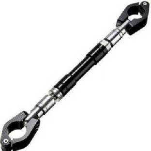 ACCESSOREEZ Adjustable Motorcycle Handlebar Cross Bar For Universal Bike (BLACK) Handle Bar