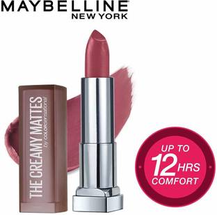 MAYBELLINE NEW YORK Color Sensational Creamy Matte Lipstick, 660 Touch of Spice, 3.9g
