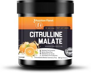 Nutrition Planet Citrulline Malate Orange 100g EAA (Essential Amino Acids)