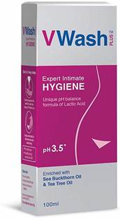 vwash Plus Expert Intimate Hygiene Unique pH 3.5 Balance 100ml Intimate Wash