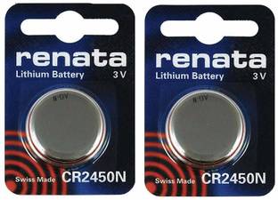 Renata CR2450N Lithium Button Coin Cell  Swiss Made (2 Piece)  Battery