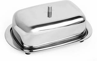 Dharam Paul Traders Stainless Steel Storage Bowl Stainless Steel Butter Box For 500 grams butter