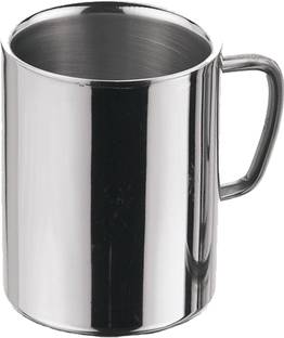 VASKUT Pack of 6 Stainless Steel shaped Tea/Coffee Mug 150ML Set of 6