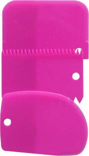 FUTABA Cake decorating scraper Baking Tools - 3 Pcs - Pink Cookie Cutter