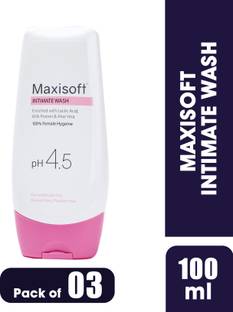 Maxisoft Intimate Wash - 100 ml Pack of 3 Intimate Wash