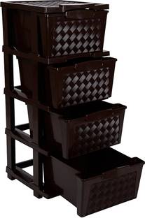 Flipkart Perfect Homes Studio Plastic Free Standing Chest of Drawers