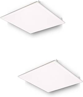 D'Mak 24 Watt LED Square False Ceiling Panel Light for POP (White, Pack of 02) Recessed Ceiling Lamp