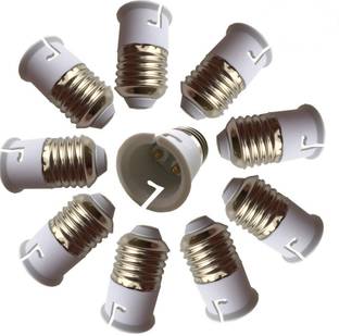 BOOSTY E27 to B22 Screw Base Socket Plastic Lamp Holder Light Bulb Adapter Plastic Light Socket