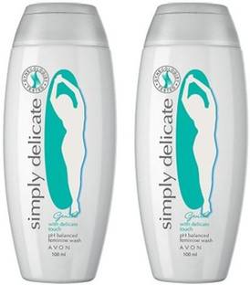 AVON Simply Delicate Gentle Feminine Wash Combo Pack Intimate Wash