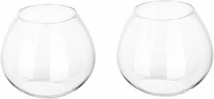 Aakriti Aakriti Glass Plant Terrariums - Glass Vase Plants/Tea Light Candle Holders Succulents Moss Miniature Garden Planters Home Decor Indoor Garden (2) Glass 2 - Cup Tealight Holder