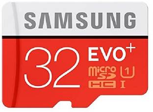 SAMSUNG EVO Plus Class 10 32GB MicroSD 80 MB/S Memory Card with SD Adapter Ultra 32 GB MicroSD Card UHS Class 1 80 MB/s  Memory Card Compatible with Mobile, Tablet