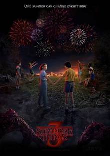 Stranger Things Tv Series Poster for Room & Office Paper Print