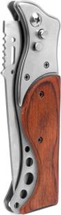 EL FIGO Camping knife with led torch Survival Knife (Brown) 1 Utility Knife