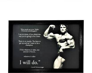 Gallery99 Chaque Décor Arnold Textured (Scratch/ Dust Proof) Quote Canvas 2 inch x 12 inch Painting