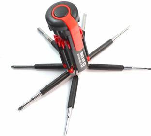 Skylight Portable 8 In 1 Tool Kit With LED Light Combination Screwdriver Set For Personal & Professional Use Standard Screwdriver Set