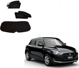 AuTO ADDiCT Side Window, Rear Window Sun Shade For Maruti Suzuki New Swift
