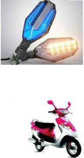 PRTEK Front, Side LED Indicator Light for TVS Scooty Pep Plus