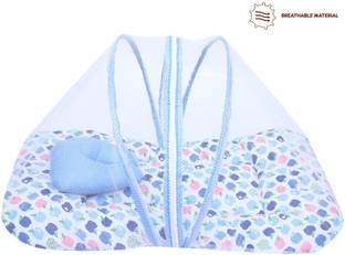 Miss & Chief by Flipkart Baby Mosquito Net With Mattress Polycotton Baby Mattress Apple Print