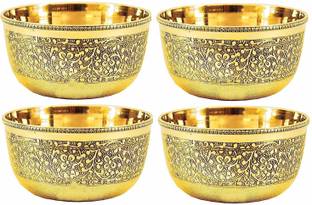 M&V CRAFT PURE Brass Vegetable Bowl CP0008-BEB