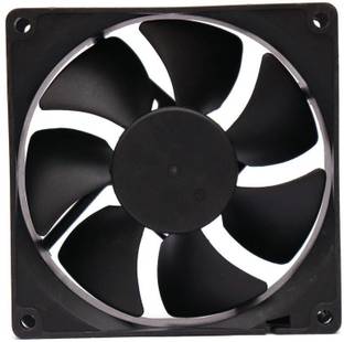 Electronic Spices DC 12V 3.5 INCHES Cooling Fan for PC Case CPU Cooler Radiator (Black) Cooling Fan All in one Cooler
