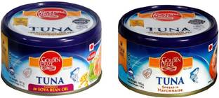 Golden Prize Tuna Sandwich in Soya Bean Oil and Tuna Spread in Mayonnaise (2 x 185gms Each) Slices