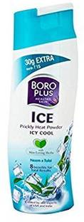 BOROPLUS Talc Prickly Heat Ice Sandal Powder, 150g
