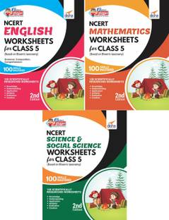 Perfect Genius Ncert English, Mathematics, Science & Social Science Worksheets for Class 5 (Based on Bloom's Taxonomy)