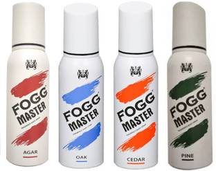 FOGG Master Agar, Cedar, Pine and Oak Fragrance 120ML Each Body Spray  -  For Men & Women