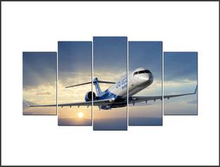 Impression Wall 48 cm Airplane Flight Sticker Self Adhesive Sticker