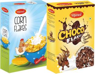 vitameal Choco Flakes 300 g - Corn Flakes Plain and Original 300 g Box