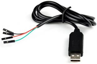 VGS MARKETINGS PL2303 PL2303HX USB To UART TTL Cable Module 4p 4 Pin RS232 Converter Serial Adapter Cable Module PL2303HX Converter Interconnect Electronic Hobby Kit