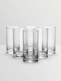 Ocean (Pack of 6) Fin Line 6pcs Glass Set- 280ml Glass Set Water/Juice Glass