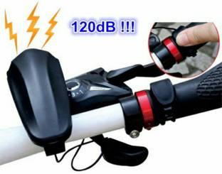 THE MORNING PLAY Rechargeable cycle Bell Super Bright Light & Bell Horn with 140DB High Sound Bell