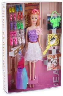 Tenmar Doll Set with Accessories, Makeup And Dress