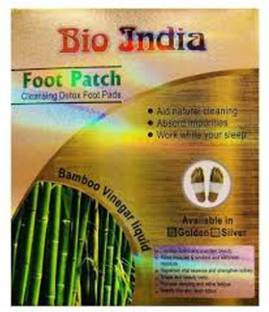 BIO INDIA Body Cleansing Toxins Remover Detox Foot Patches 30Adhesive