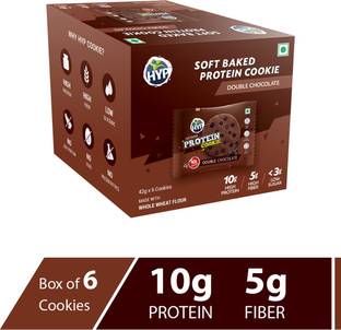 HYP Protein Cookie - Double Chocolate (Box of 6 Cookies) Cookies Biscuit