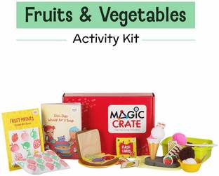 Magic Crate Activity Kit for 2-3 Year olds : My Fruit & Vegetable Friends