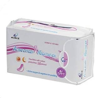 AIRIZ Active Oxygen And Negative Ion Touchless Soft Cotton Panty Liner Pantyliner