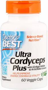 Doctor's Best Ultra Cordyceps Plus with Ginkgo Biloba and Artichoke Extracts