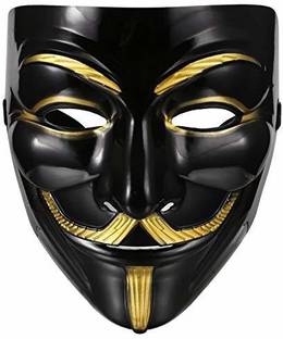 yubirth under party black mask comic face Party Mask