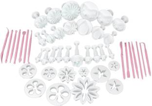 KenBerry Cake Decorating Set with Multi-Use Cookie Molds and Flower Fondant Tools Pastry Cutter