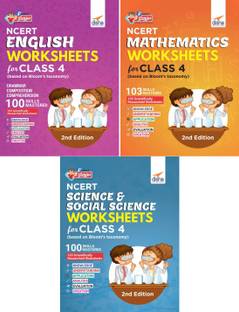 Perfect Genius Ncert English, Mathematics, Science & Social Science Worksheets for Class 4 (Based on Bloom's Taxonomy)