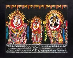 क्राफ्टसेस्ट Shri Jagannath Digital Painting डिजिटल रीप्रिंट 11 inch x 14 inch पेंटिंग