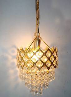 M.B. Traders Small golden light Chandelier Ceiling Lamp
